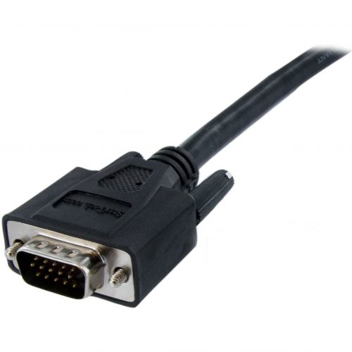 Startech .com .com Analog Flat Panel Display CableMonitor cableVGAHD-15 (M)DVI-A (M)1.8 mConnect analog or dual mode… DVIVGAMM6