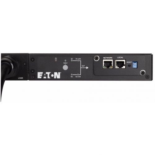 Eaton ATS Rack PDU 1U 200-240V 3.33 kW 2 5ft Cords 16A Single-Phase PDU LCDNEMA L6-20P8 x IEC 60320 C13, 1 x IEC 60320 C19120 V AC, 230… EATS220