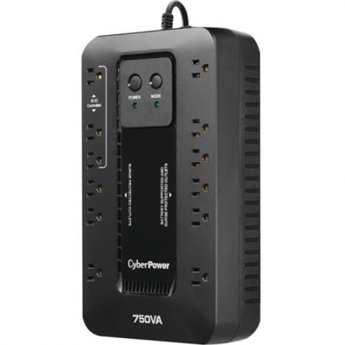 CyberPower EC750GTAA TAA Compliant UPS – 750VA/450W NEMA 5-15P 12 Outlets