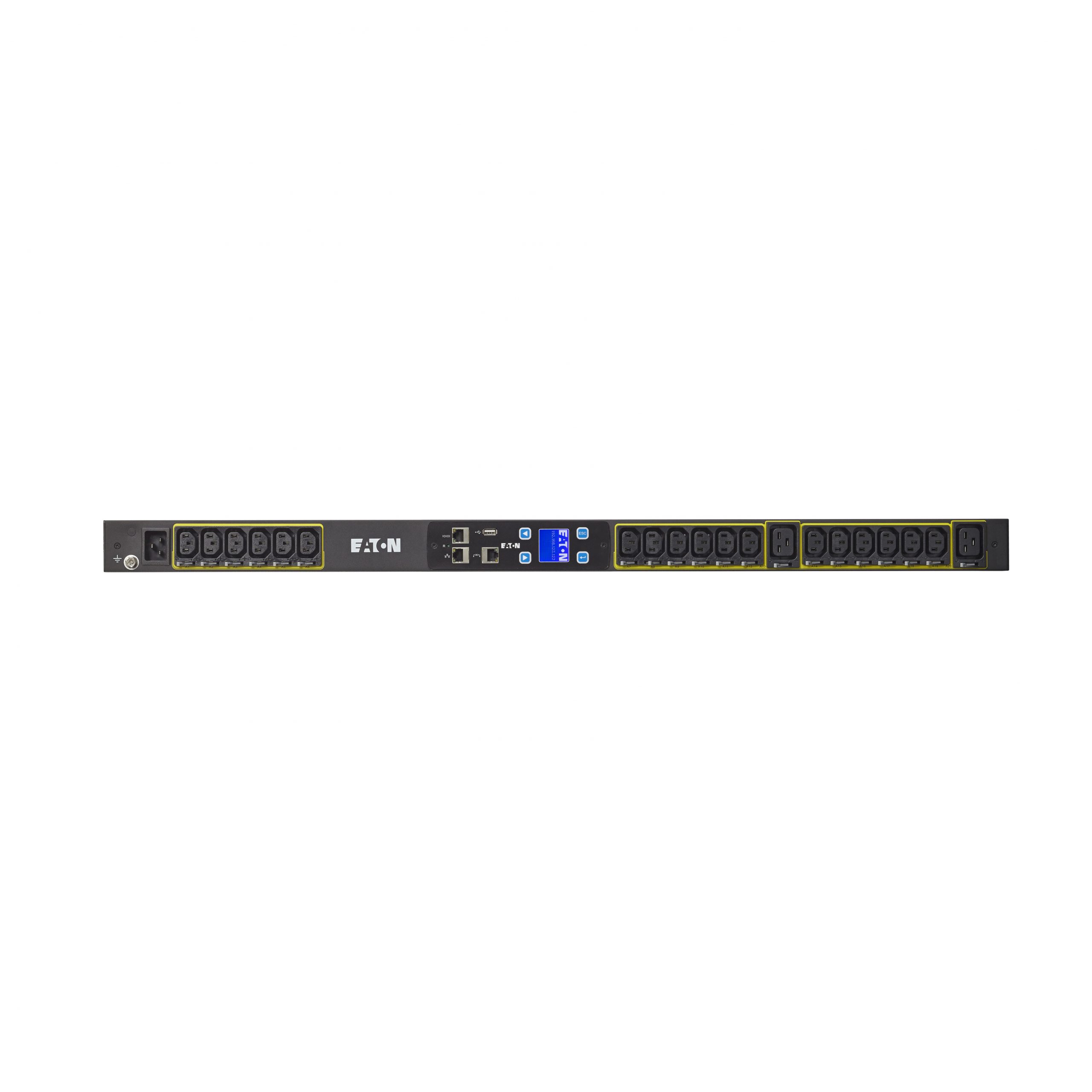 Eaton Metered Input Rack PDU 3.84 kW max 100-240V 16A 0U Single-Phase PDUIEC 60320 C2018 x IEC 60320 C13, 2 x IEC 60320 C19120 V AC,… EMI103-10