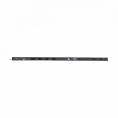 Eaton Metered Input rack PDU, 0U, L6-30P input, 10 ft cord, 200-240V, 5.76 kW max, Single-phase, Outlets: (12) C13 Outlet grip, (2) C19 Outlet… EMI121-10