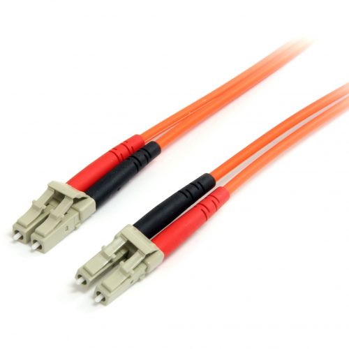 Startech .com 3m Fiber Optic CableMultimode Duplex 62.5/125LSZHLC/LCOM1LC to LC Fiber Patch CableConnect fiber network devices… FIBLCLC3