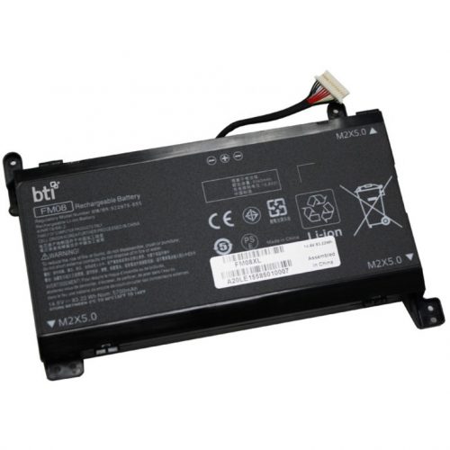 Battery Technology BTI Compatible OEM FM08 922976-855 FM08082 HSTNN-LB8A Compatible Models 17T-AN100 17-AN001CA 17-an001la 17-an006TX 17-AN010CA 17-AN… FM08XL-BTI