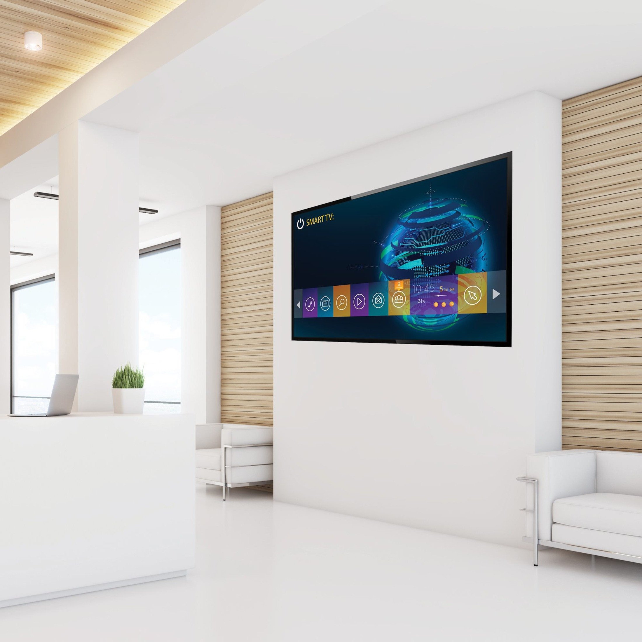 Heavy-Duty Full Motion Wall Mount for 32-55 LCD/LED TV's