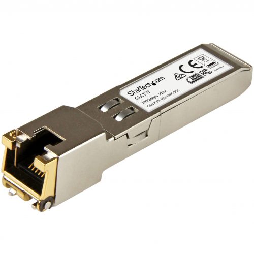 Startech .com Cisco GLC-T Compatible SFP Module 10 Pack1000BASE-T1GE Gigabit Ethernet SFP SFP to RJ45 Cat6/Cat5e Transceiver100mCi… GLCT10PKST