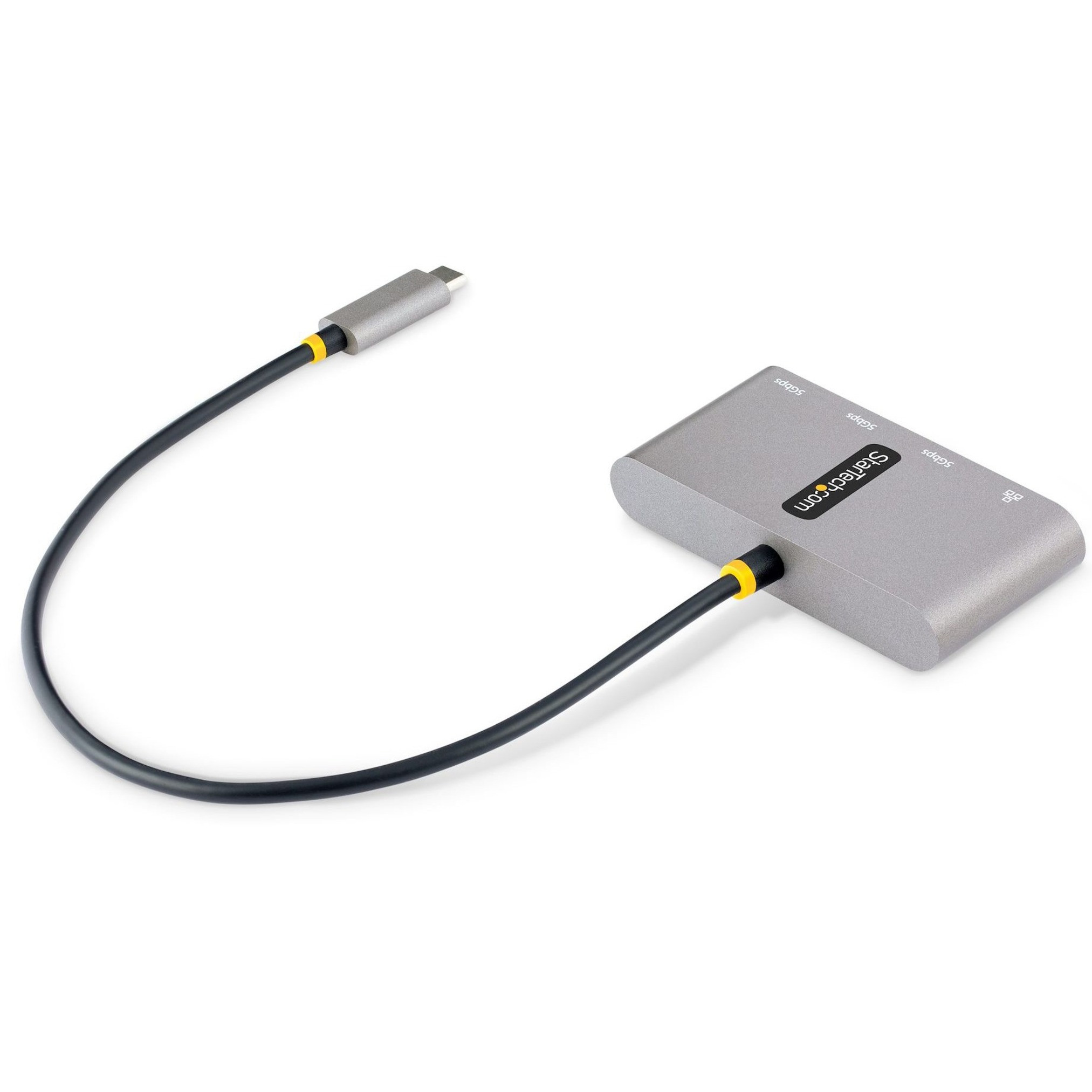 Startech .com 3-Port USB-C Hub with Ethernet, 3x USB-A, Gigabit