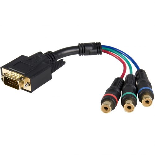 Startech .com .com Cable adapterRCA breakoutHD15 (m)component (f)6inHD-15 Male VGA HD15CPNTMF
