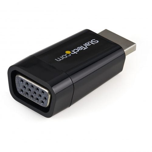 Startech .com Compact HDMI to VGA Adapter Converter1920x1200/1080pConnect an HDMI device/computer to a VGA monitor or projector, with t… HD2VGAMICRO