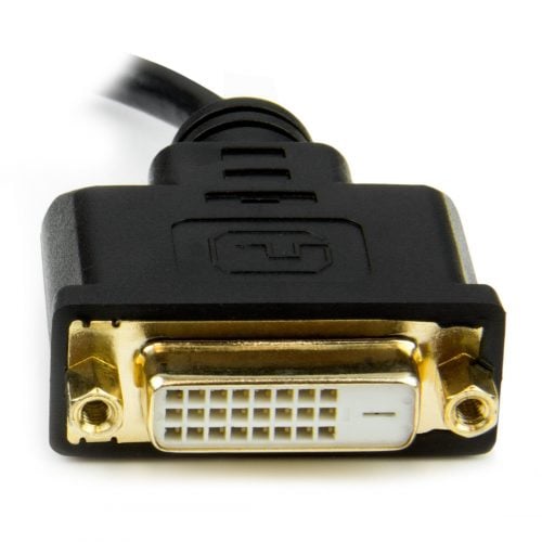Startech .com 8 in (20cm) Mini HDMI to DVI Cable, DVI-D to HDMI Cable (1920x1200p), HDMI Mini Male to DVI-D Female Display Cable Adapter8i… HDCDVIMF8IN