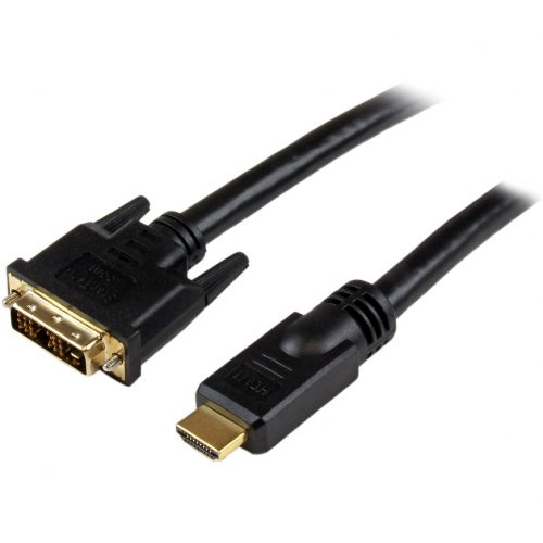 Startech .com 20 ft HDMI® to DVI-D CableM/MConnect an HDMI-enabled output device to a DVI-D display, or a DVI-D output device to an… HDMIDVIMM20