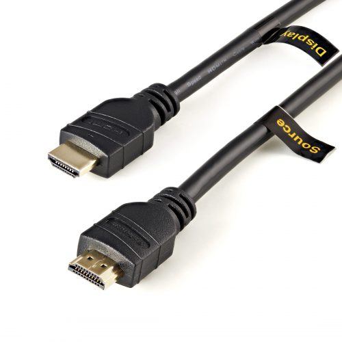 Startech .com 33ft (10m) Active HDMI Cable, 4K 30Hz UHD High Speed HDMI 1.4 Cable with Ethernet, CL2 Rated HDMI Cord for In-Wall Install32.8f… HDMM10MA