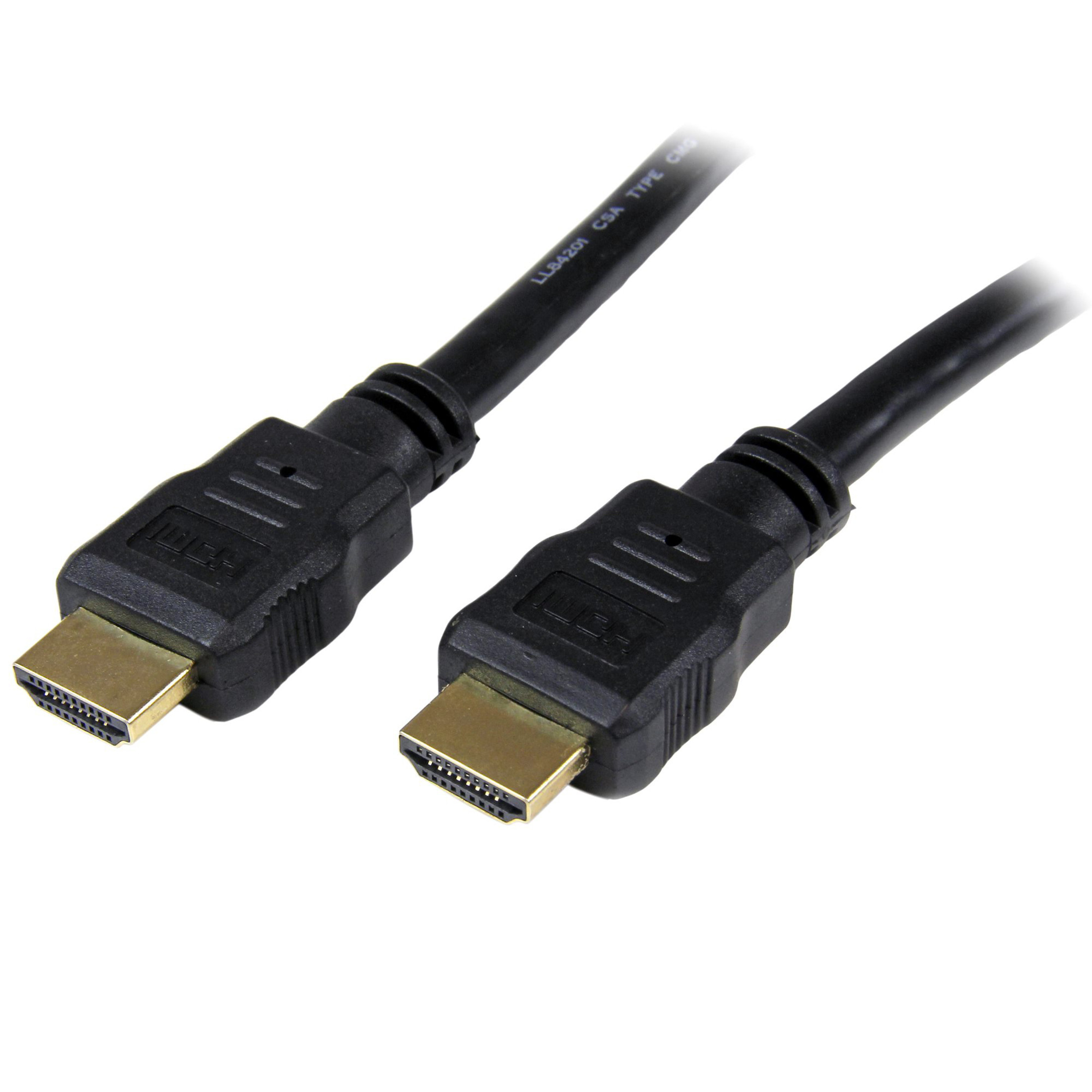 StarTech.com 10ft (3m) HDMI Cable - 4K High Speed HDMI Cable with Ethernet  - UHD 4K 30Hz Video - HDMI 1.4 Cable - Ultra HD HDMI Monitors, Projectors,  TVs & Displays - Black HDMI Cord - M/M (HDMM10) : Electronics 