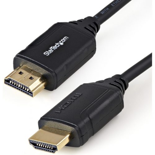 Startech .com 1.6ft/50cm Premium Certified HDMI 2.0 Cable with Ethernet, High Speed Ultra HD 4K 60Hz HDMI Cable HDR10 UHD HDMI Monitor Cord1… HDMM50CMP