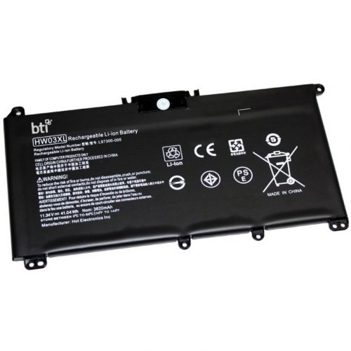 Battery Technology BTI For Notebook Rechargeable3619 mAh41 Wh11.34 V HW03XL-BTI
