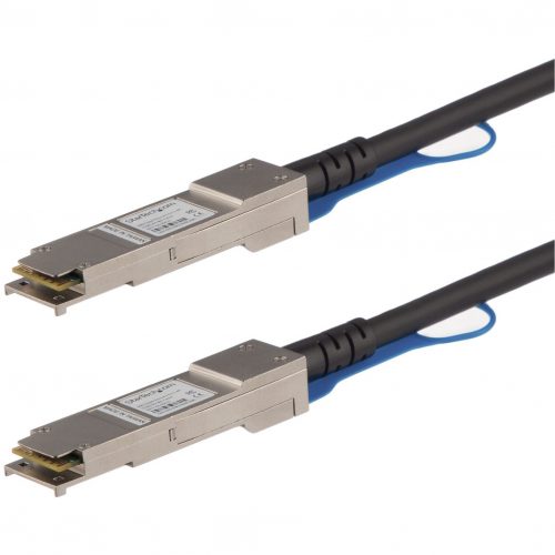 Startech .com .com 1m 40G QSFP+ to QSFP+ Direct Attach Cable for HPE JG326A 40GbE QSFP+ Copper DAC 40 Gbps Low Power Active Twinax100… JG326AST