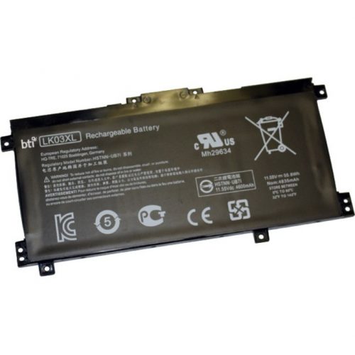 Battery Technology BTI Compatible Model ENVY 17T-AE100 ENVY 17-AE013CA ENVY 17-AE151NR ENVY 17-AE155CL ENVY 17M-AE111DX ENVY 17-AE008CA ENVY 17-AE051N… LK03XL-BTI