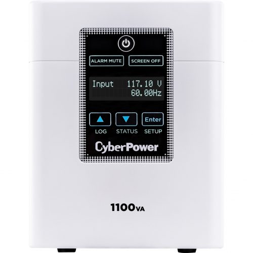Cyber Power M1100XL Medical UPS Systems1100VA/880W, 120 VAC, NEMA 5-15P-HG, Mini-Tower, 6 Outlets, LCD, Panel® Business, $400000 CEG,… M1100XL