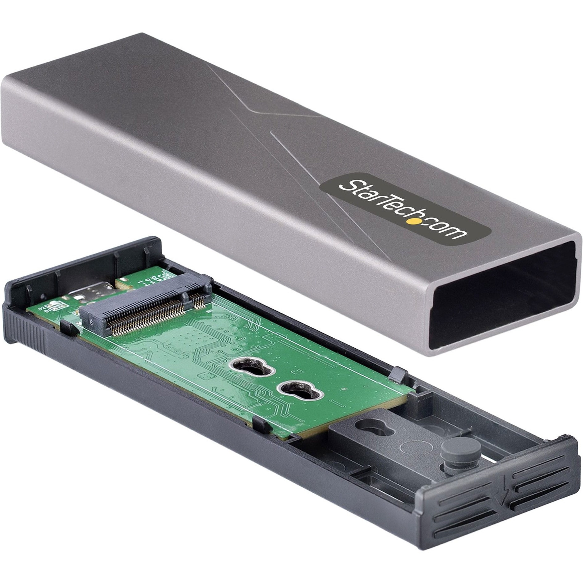 Startech USB-C 10Gbps to M.2 NVMe or M.2 SATA Enclosure, Tool-free M.2 PCIe/SATA SSD Aluminum Enclosure, USB-C USB-A Host CablesPCIe... M2-USB-C- NVME-SATA - Corporate Armor