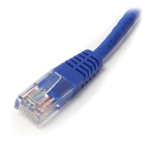 Startech .com 6 ft Blue Molded Cat5e UTP Patch CableMake Fast Ethernet network connections using this high quality Cat5e Cable, with Power… M45PATCH6BL