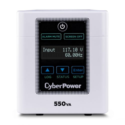 Cyber Power M550L Medical UPS Systems550VA/440W, 120 VAC, NEMA 5-15P-HG, Mini-Tower, 4 Outlets, LCD, Panel® Business, $400000 CEG, … M550L