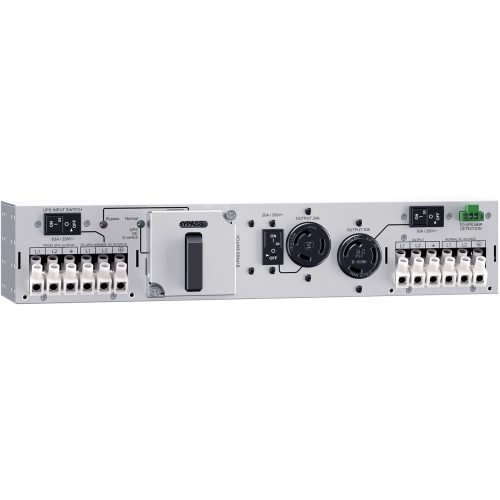 Cyber Power MBP63A2 208 VAC 63A Maintenance Bypass UPS3 Outlets, 3.3 ft, Horizontal, 2U,  Warranty MBP63A2