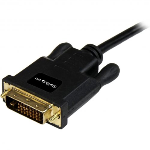 Startech .com 10ft Mini DisplayPort to DVI Cable, Mini DP to DVI-D Adapter/Converter Cable, 1080p Video, mDP 1.2 to DVI Monitor/Display10… MDP2DVIMM10B
