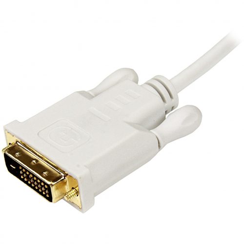 Startech .com 10 ft Mini DisplayPort to DVI Adapter Converter CableMini DP to DVI 1920x1200WhiteConnect a DVI display to a Mini Dis… MDP2DVIMM10W