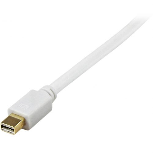 Startech .com 6 ft Mini DisplayPort to DVI Active Adapter Converter CablemDP to DVI 1920x1200WhiteConnect a Mini DisplayPort-equipp… MDP2DVIMM6WS