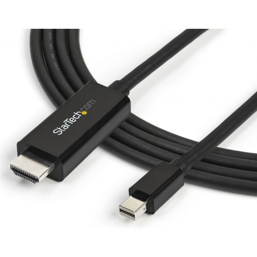 Startech .com 10ft (3m) Mini DisplayPort to HDMI Cable, 4K 30Hz Video, Mini DP to HDMI Adapter/Converter Cable, mDP to HDMI Monitor/Display -… MDP2HDMM3MB