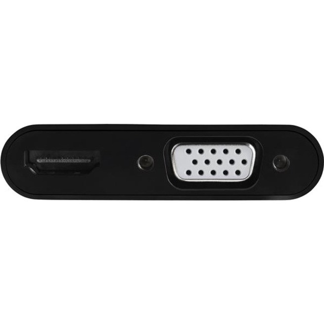 Startech .com Mini DisplayPort to HDMI VGA AdaptermDP 1.2 HBR2 to HDMI 2.0 4K 60Hz or VGA Video Monitor ConverterTB2 Compatible2-in-… MDP2VGAHD20
