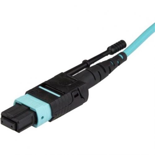 Startech .com 1m 3 ft MPO / MTP Fiber Optic CablePlenum-Rated MTP to MTP CableOM3, 40G MPO CablePush/Pull-TabMPO MTP Cable3.28 f… MPO12PL1M