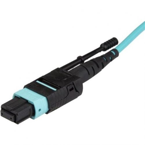Startech .com 5m 15 ft MPO / MTP Fiber Optic CablePlenum-Rated MTP to MTP CableOM3, 40G MPO CablePush/Pull-TabMPO MTP Cable16.40… MPO12PL5M