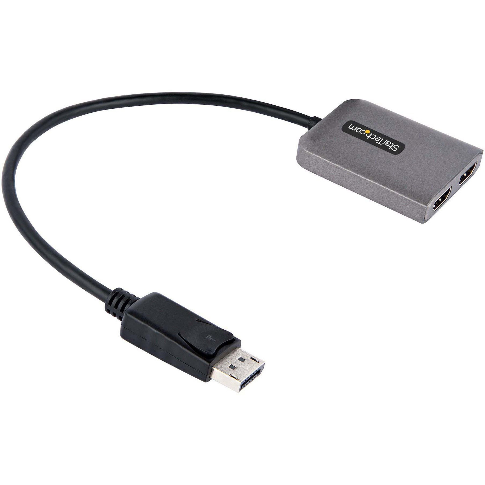 2-Port DisplayPort to HDMI MST Multi-Monitor Splitter