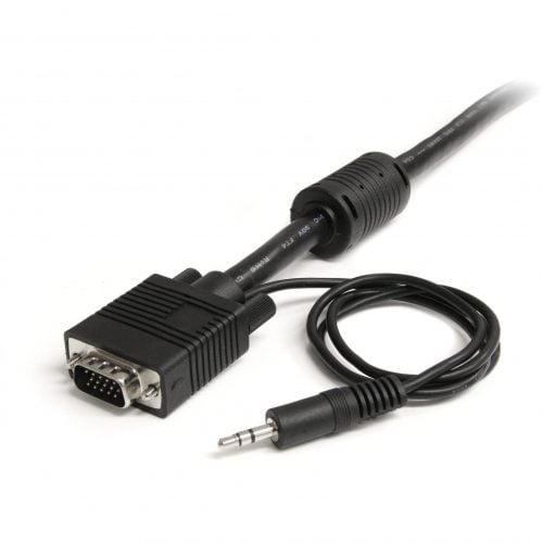 Startech .com 30 ft Coax High Resolution Monitor VGA Cable with Audio HD15 M/MMake VGA video and audio connections using a single, high qua… MXTHQMM30A