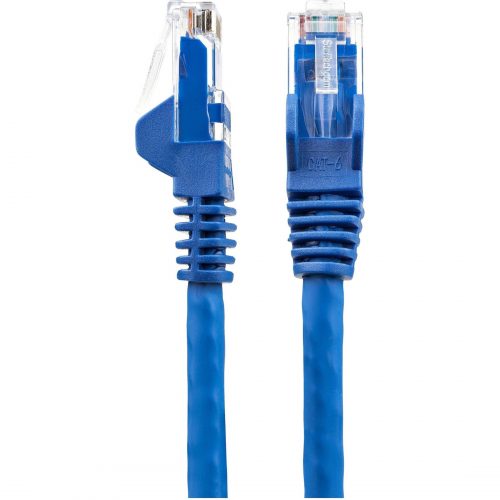 Startech .com 30cm(1ft) CAT6 Ethernet Cable, LSZH (Low Smoke Zero Halogen) 10 GbE Snagless 100W PoE UTP RJ45 Blue Network Patch Cord, ETL1… N6LPATCH1BL