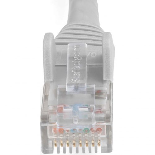 Startech .com 1ft (30cm) CAT6 Ethernet Cable, LSZH (Low Smoke Zero Halogen) 10 GbE Snagless 100W PoE UTP RJ45 Gray Network Patch Cord, ETL -… N6LPATCH1GR