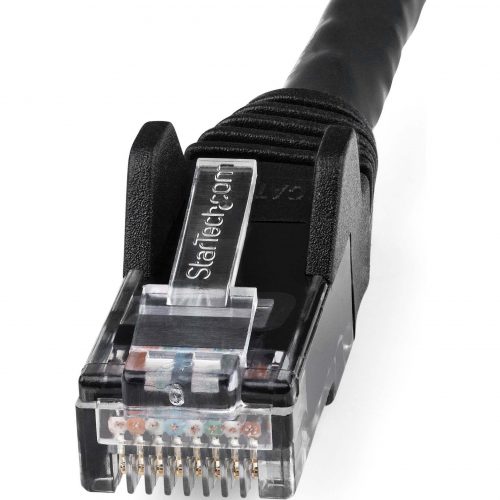 Startech .com 20ft (6m) CAT6 Ethernet Cable, LSZH (Low Smoke Zero Halogen) 10 GbE Snagless 100W PoE UTP RJ45 Black Network Patch Cord, ETL -… N6LPATCH20BK