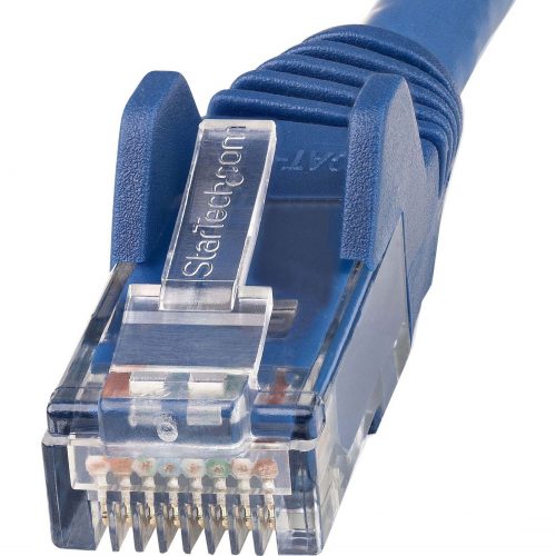 Startech .com 20ft (6m) CAT6 Ethernet Cable, LSZH (Low Smoke Zero Halogen) 10 GbE Snagless 100W PoE UTP RJ45 Blue Network Patch Cord, ETL -… N6LPATCH20BL