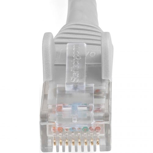 Startech .com 20ft (6m) CAT6 Ethernet Cable, LSZH (Low Smoke Zero Halogen) 10 GbE Snagless 100W PoE UTP RJ45 Gray Network Patch Cord, ETL -… N6LPATCH20GR