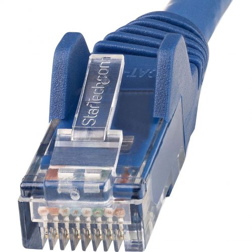 Startech .com 30ft (9m) CAT6 Ethernet Cable, LSZH (Low Smoke Zero Halogen) 10 GbE Snagless 100W PoE UTP RJ45 Blue Network Patch Cord, ETL -… N6LPATCH30BL