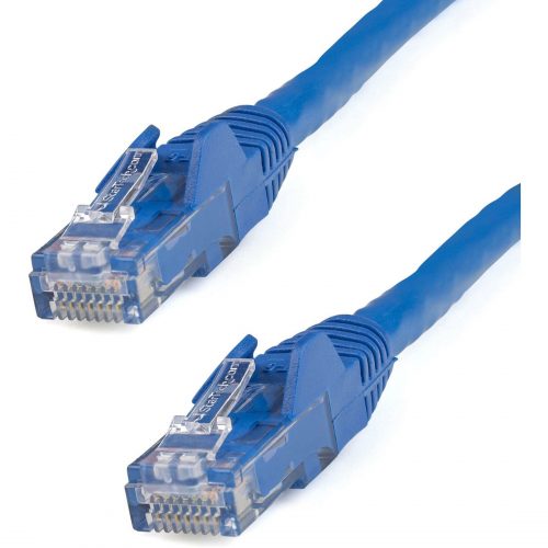 Startech .com 100ft CAT6 Ethernet CableBlue Snagless Gigabit100W PoE UTP 650MHz Category 6 Patch Cord UL Certified Wiring/TIA100ft… N6PATCH100BL