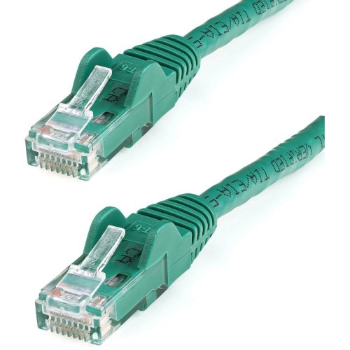 Startech .com 10ft CAT6 Ethernet CableGreen Snagless Gigabit100W PoE UTP 650MHz Category 6 Patch Cord UL Certified Wiring/TIA10ft Gr… N6PATCH10GN