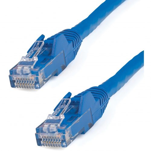 Startech .com 12ft CAT6 Ethernet CableBlue Snagless Gigabit100W PoE UTP 650MHz Category 6 Patch Cord UL Certified Wiring/TIA12ft Blu… N6PATCH12BL
