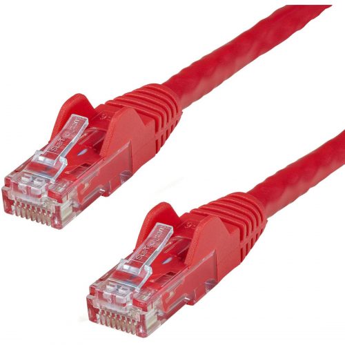 Startech .com 12ft CAT6 Ethernet CableRed Snagless Gigabit100W PoE UTP 650MHz Category 6 Patch Cord UL Certified Wiring/TIA12ft Red… N6PATCH12RD