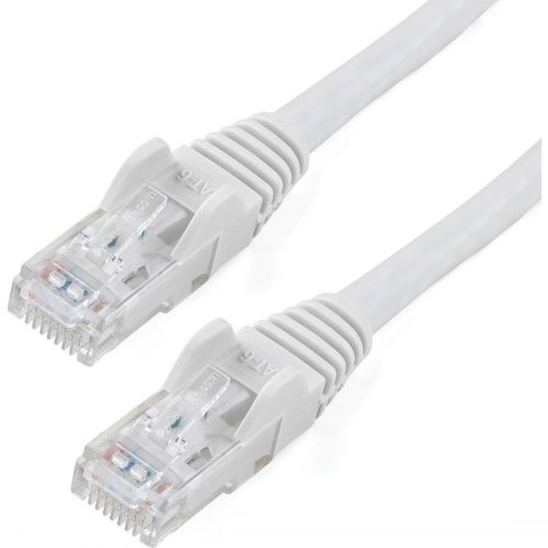 Startech .com 14ft CAT6 Ethernet CableWhite Snagless Gigabit100W PoE UTP 650MHz Category 6 Patch Cord UL Certified Wiring/TIA14ft Wh… N6PATCH14WH