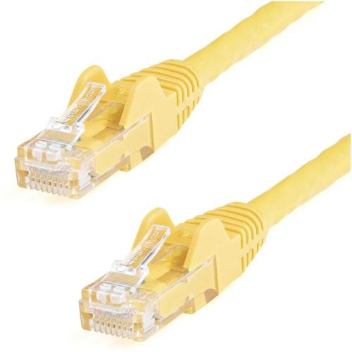 Startech .com 150ft CAT6 Ethernet CableYellow Snagless Gigabit 100W PoE UTP 650MHz Category 6 Patch Cord UL Certified Wiring/TIA150ft… N6PATCH150YL