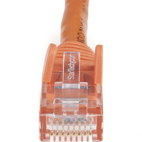Startech .com 25ft CAT6 Ethernet CableOrange Snagless Gigabit100W PoE UTP 650MHz Category 6 Patch Cord UL Certified Wiring/TIA25ft O… N6PATCH25OR