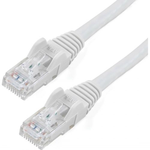 Startech .com 35ft CAT6 Ethernet CableWhite Snagless Gigabit100W PoE UTP 650MHz Category 6 Patch Cord UL Certified Wiring/TIA35ft Wh… N6PATCH35WH