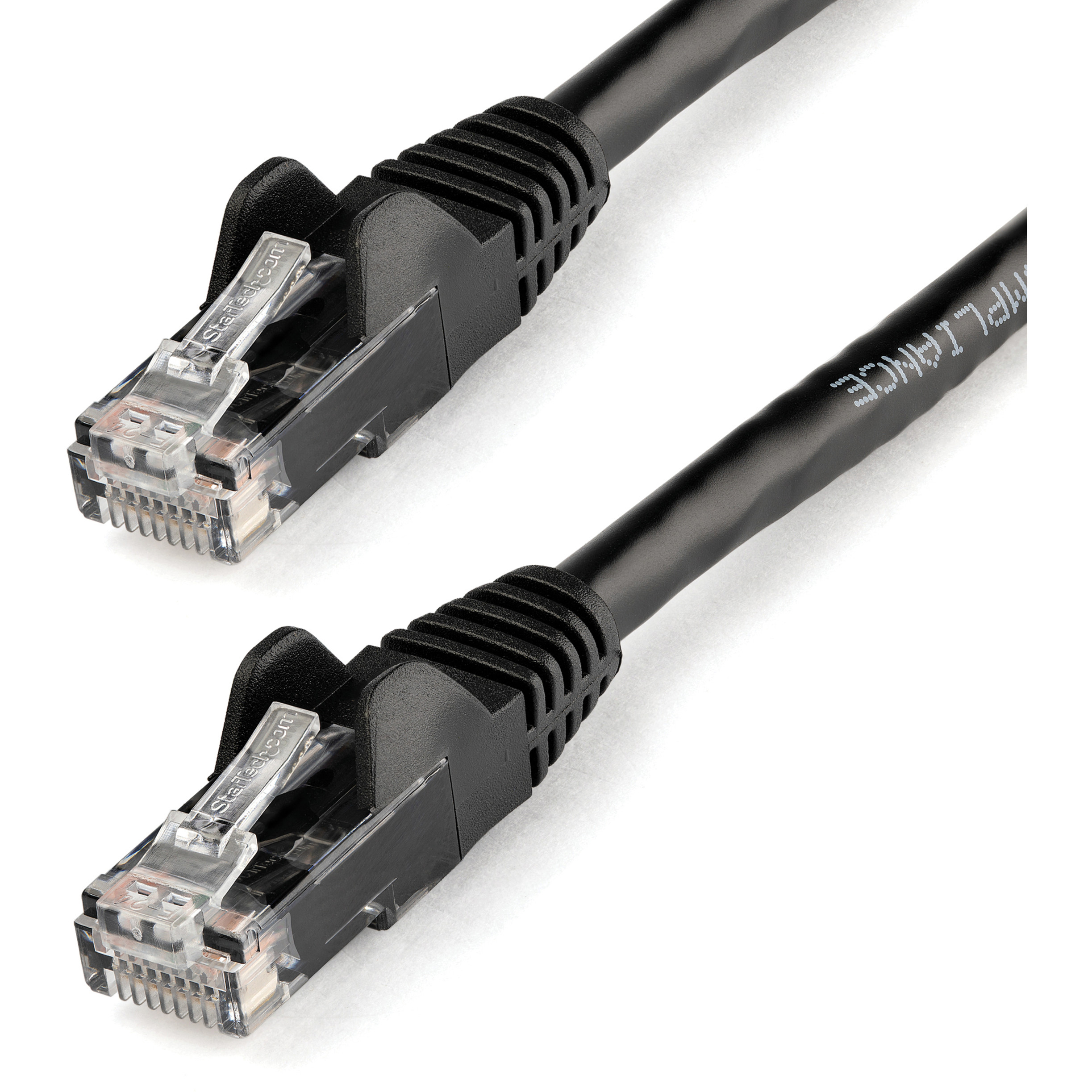 Startech .com 50ft CAT6 Ethernet CableBlack Snagless Gigabit100W PoE UTP 650MHz Category 6 Patch Cord UL Certified Wiring/TIA50ft Bl… N6PATCH50BK