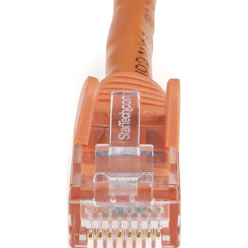 Startech .com 6in CAT6 Ethernet CableOrange Snagless Gigabit100W PoE UTP 650MHz Category 6 Patch Cord UL Certified Wiring/TIA6in Or… N6PATCH6INOR